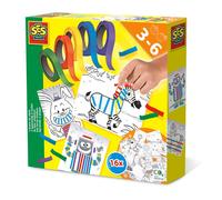 SES J'apprends à coller, multicolore