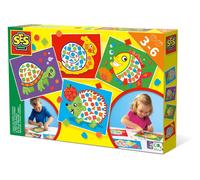 SES J'apprends à poser des mosaïques, 4 cartes de motifs incluses