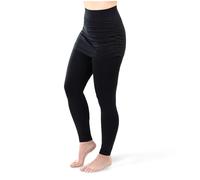 SES Legging avec jupe pour femme - 32-34 à 56-58 - Noir - En coton - Legging opaque 2 en 1 avec jupe - Legging élastique en coton pour femme - Avec jupe et coupe parfaite, Noir , 46-48