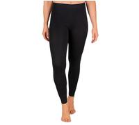 SES Leggings opaques pour femmes en coton taille 32-34 à 56-58 - Leggings en coton long pour femmes avec un ajustement parfait et un confort pour de nombreux looks, Noir , 52-54