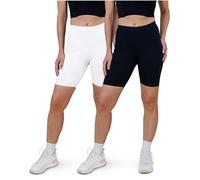 SES Lot de 2 leggings courts en coton pour femme