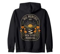 Ses miséricordes sont Nouvelles Chaque Matin, California Poppy Sweat à Capuche