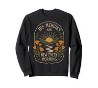 Ses miséricordes sont Nouvelles Chaque Matin, California Poppy Sweatshirt