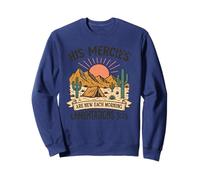 Ses miséricordes sont Nouvelles Chaque Matin - Lamentations 3:23 Retro Sweatshirt