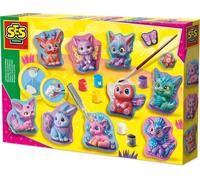 SES Moulage en plâtre + peintures figurines jouets 01342 13424