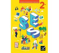 SES Sciences économiques et sociales 2de - Ed. 2022 - Livre élève