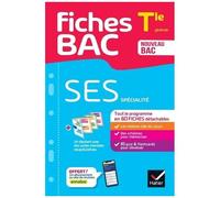 Fiches bac SES Tle (spécialité) – Bac 2026 : fiches de révision détachables – Hatier