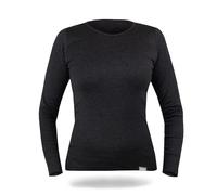 SES T-Shirt Thermique pour Femme à Manches Longues 38-52 Anthracite composé de 75% Coton & 25% Polyester/Haut Thermique Respirant pour Femme/sous-vêtements Thermiques pour Chaleur et Confort