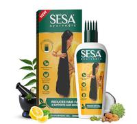 sesa Huile capillaire ayurvédique | Kshir Pak Vidhi, Bhringraj et 17 herbes rares avec 5 huiles nourrissantes de 5000 ans | Tous types de cheveux | PAS d'huile minérale | 200 ml (lot de 1)