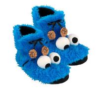 Sesame Street 0122032 - Chaussons Booties, Peluche, Cookie Monster (Taille 41/42