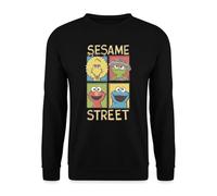 Sesame Street 5 Rue Sésame Toccata, Mordicus, Elmo, Macaron Sweat Unisexe