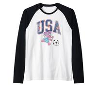 Sesame Street Abby Cadabby USA Soccer Manche Raglan