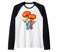 Sesame Street Bert Ernie Best Buds Friends BFF Classic Pals Manche Raglan
