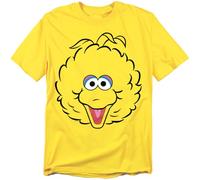 Sesame Street Bert Full Face T-Shirt Unisexe, Jaune, XL