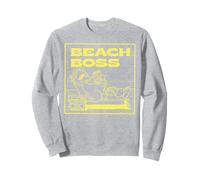 Sesame Street Big Bird Boom Box Beach Chill Classic Holiday Sweatshirt