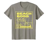 Sesame Street Big Bird Boom Box Beach Chill Classic Holiday T-Shirt