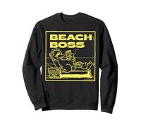 Sesame Street Big Bird Boom Box Beach Chill Holiday Classic Sweatshirt