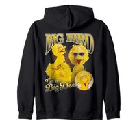 Sesame Street Big Bird Bootleg Style Sweat à Capuche