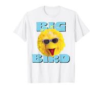 Sesame Street Big Bird Pose Visage Cool Nuances d'été Classiques T-Shirt