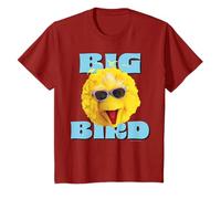 Sesame Street Big Bird Pose Visage Cool Nuances d'été Classiques T-Shirt