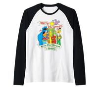 Sesame Street Biscuit pour Sapin de Noël Ernie Elmo Friends Abby Manche Raglan