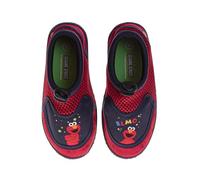 Sesame Street Chaussures aquatiques pour enfants - Sandales imperméables avec cordon de serrage à séchage rapide (taille : 3-4 nourrissons/5-10 tout-petits/11-12 petit enfant), Rouge - Elmo, 9-10