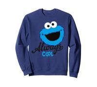 Sesame Street Cookie Monster Always Cool Lol Cartoon Classique Sweatshirt