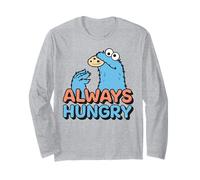 Sesame Street Cookie Monster Always Hungry Pose Classic Lol Manche Longue