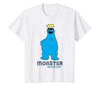 Sesame Street Cookie Monster Attitude Cool King Pose Classique T-Shirt