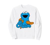 Sesame Street Cookie Monster Best Cookies Happy Classic Pose Sweatshirt