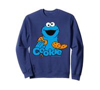Sesame Street Cookie Monster Best Cookies Happy Pose Classic Sweatshirt
