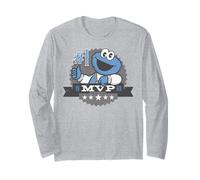 Sesame Street Cookie Monster Champion, 1er Athlétisme Classique Manche Longue