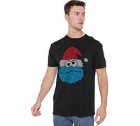 Sesame Street Cookie Monster Christmas T Shirt, Noir, 4XL Unisexe-Adulte