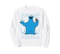 Sesame Street Cookie Monster Da Vinci Parodie Classique Fun Sweatshirt
