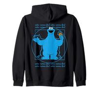 Sesame Street Cookie Monster Da Vinci Parodie Fun Classic Sweat à Capuche
