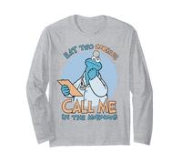 Sesame Street Cookie Monster Doctor Pose Lol Cartoon Classique Manche Longue