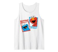 Sesame Street Cookie Monster Elmo Best Friends Pose Classique Débardeur