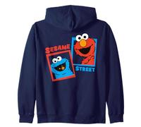 Sesame Street Cookie Monster Elmo Best Friends Pose Classique Sweat à Capuche