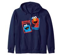 Sesame Street Cookie Monster Elmo Best Friends Pose Classique Sweat à Capuche