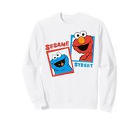 Sesame Street Cookie Monster Elmo Best Friends Pose Classique Sweatshirt