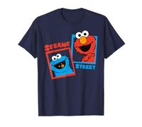 Sesame Street Cookie Monster Elmo Best Friends Pose Classique T-Shirt