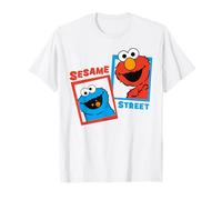 Sesame Street Cookie Monster Elmo Best Friends Pose Classique T-Shirt