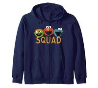 Sesame Street Cookie Monster Elmo Grouch Team Classic Squad Sweat à Capuche