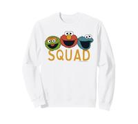 Sesame Street Cookie Monster Elmo Grouch Team Classic Squad Sweatshirt