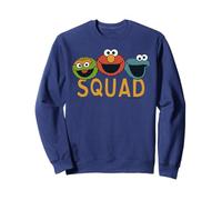Sesame Street Cookie Monster Elmo Grouch Team Squad Classic Sweatshirt