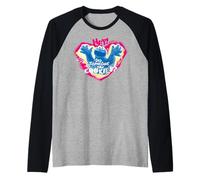Sesame Street Cookie Monster Graffiti Splash Classique Manche Raglan