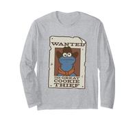 Sesame Street Cookie Monster Great Cookie Thief Manche Longue