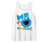Sesame Street Cookie Monster Grumpy Hungry Fun Pose Classique Débardeur