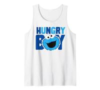 Sesame Street Cookie Monster Hungry Big Head Pose Classique Débardeur