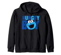 Sesame Street Cookie Monster Hungry Big Head Pose Classique Sweat à Capuche